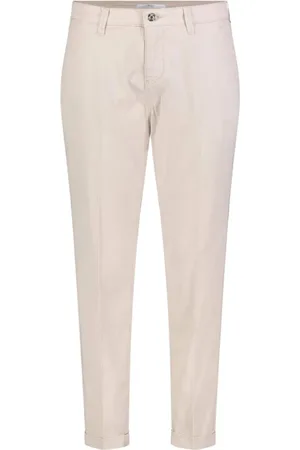 Mac Chinos, female, , Size: 2XS Turn Up Cotton Chinos