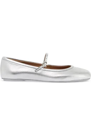 Gianvito Rossi Ballerinas, female, , Size: 10 US Mary Jane Leather Ballerinas