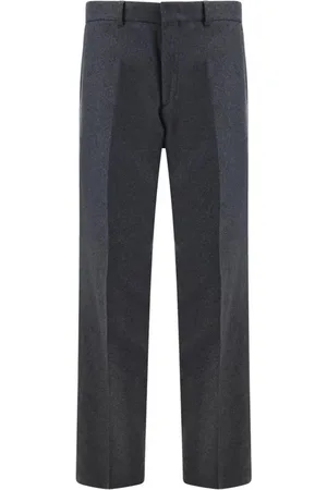 Fendi Suit Trousers, male, , Size: L Cashmere Hook-Zip Pants with Pockets