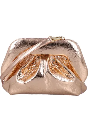 THEMOIRÈ Clutches, female, , Size: ONE SIZE Rose Gold Pineapple Clutch Handbag