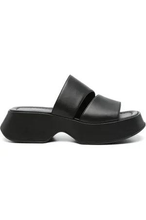 vic matiè Sliders, female, , Size: 9 US Leather Open Back Heels