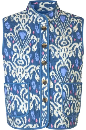 Lollys Laundry Vests, female, , Size: 2XL Quilted Graphic Print Vest
