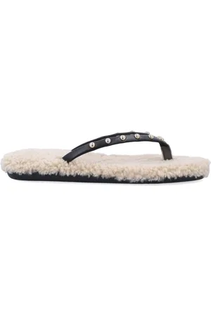 Ancient Greek Sandals Flip Flops, female, , Size: 7 US Natural Closed Toe Sandals