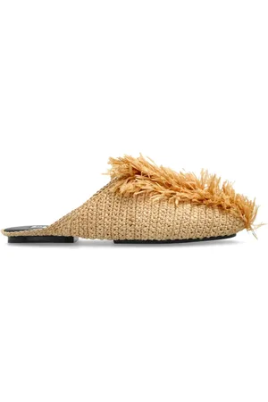 Jil Sander Mules, female, , Size: 7 US Raffia Slides