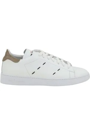 Kiton Sneakers, male, , Size: 9 US Suede Heel Lace-Up Sneakers