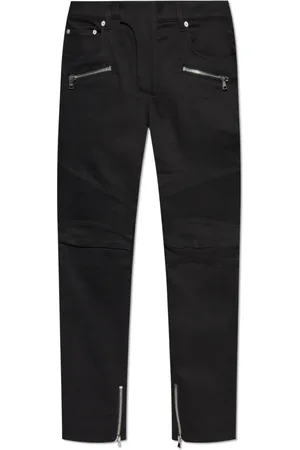 Balmain Slim-fit Jeans, male, , Size: W33 Jeans with sewn-in zippers at the legs