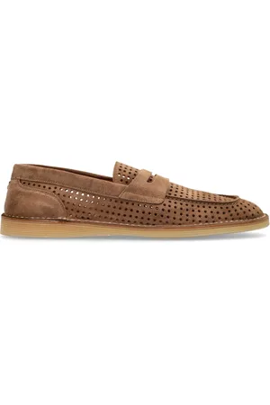 Dolce & Gabbana Loafers, male, , Size: 8 US Suede shoes type loafers