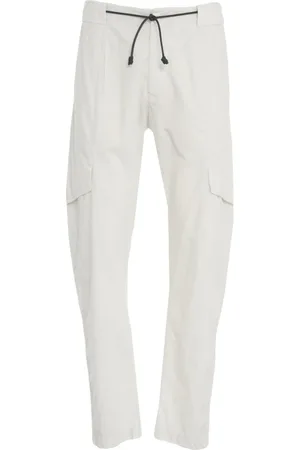 TRANSIT Slim-fit Trousers, male, , Size: M Cotton Pants Stylish Model