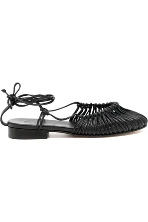 Hereu Flat Sandals, female, , Size: 10 US Flat Shoes with Knotted Construction