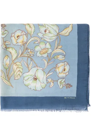 Etro Scarves, male, , Size: ONE SIZE Floral Motif Scarf