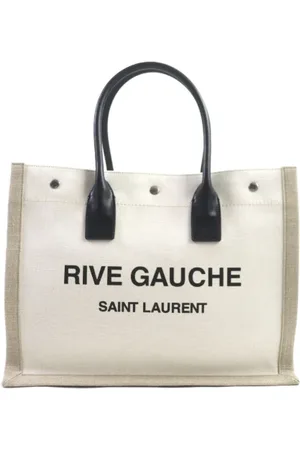Saint Laurent Pre-owned Tote Bags, male, , Size: ONE SIZE Pre-owned Canvas handbags