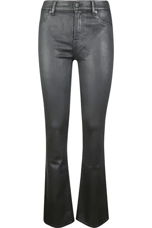 7 for all Mankind Flared Jeans, female, , Size: W26 Bootcut Coated Slim Illusion Flared Jeans