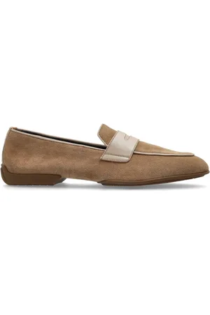 BRIONI Loafers, male, , Size: 9 1/2 US Suede Penny loafers