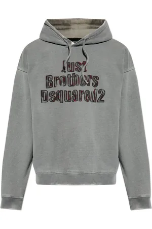 Dsquared2 Hoodies, male, , Size: M Patterned Sweatshirt