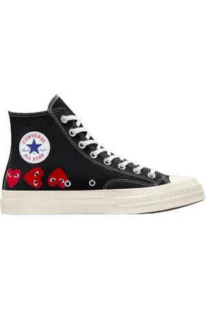 Comme des Garçons Sneakers, male, , Size: 9 US Heart Sneakers Elevate Your Style