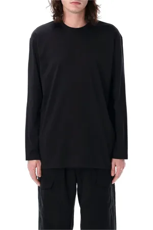 Y-3 Long Sleeve Tops, male, , Size: M Graphic T-Shirt with Logo Print