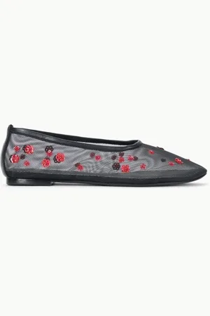 Staud Ballerinas, female, , Size: 8 US Beaded Mesh Ballet Flat