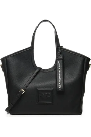 V°73 Tote Bags, female, , Size: ONE SIZE Tote Bag with Slogan Ribbon