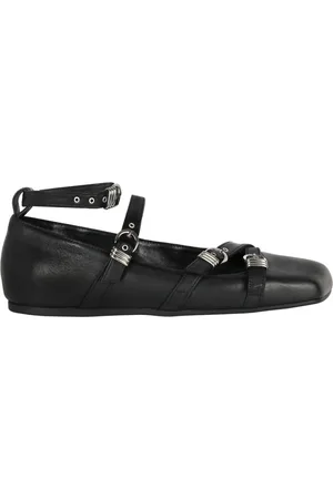 vic matiè Ballerinas, female, , Size: 8 US Asymmetric Leather Flat Shoes