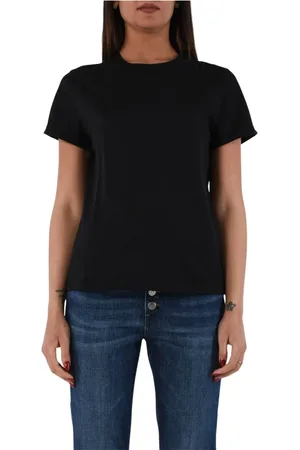 Dondup T-Shirts, female, , Size: L Cotton Jersey Embroidered T-shirt