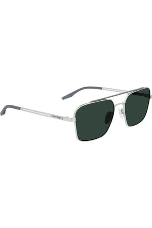 Converse Sunglasses, male, , Size: ONE SIZE Silver Metal UV Filter Sunglasses