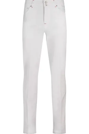 Kiton Slim-fit Trousers, male, , Size: W36 Slim-Fit Trousers