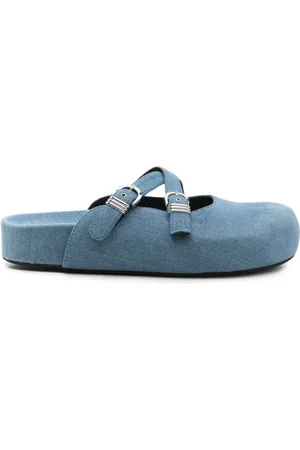 vic matiè Mules, female, , Size: 8 US Buckle Sandals with Cut-Out Detailing