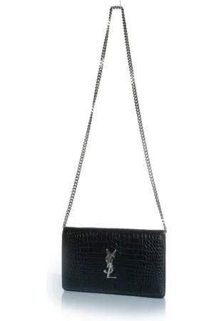 Saint Laurent Pre-owned Cross Body Bags, female, , Size: ONE SIZE Pre-owned Leather clutches