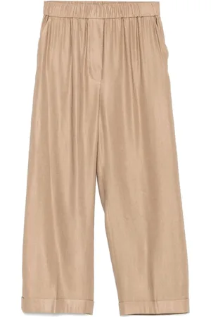 PESERICO SIGN Wide Trousers, female, , Size: S Light Straight Trousers