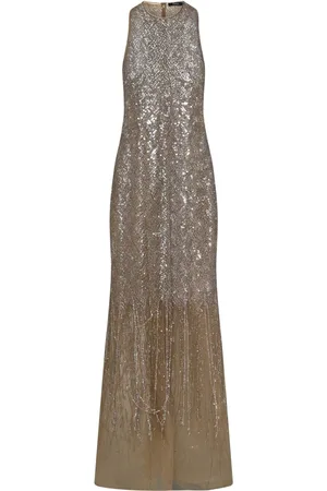 AMEN Gowns, female, , Size: XS Sequin Dress with Culottes