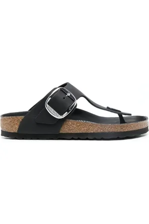 Birkenstock Flip Flops, female, , Size: 6 US Gizeh Oiled Leather Sandals