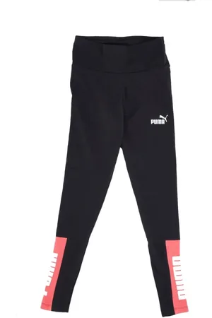 PUMA Sweatpants, female, , Size: S Colorblock Leggings /Salmon