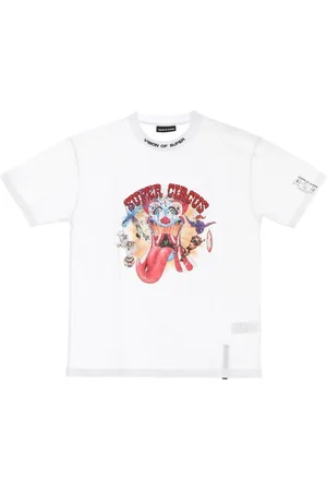 Vision Of Super T-Shirts, male, , Size: L Mens Tongue Print Tee