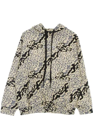 Vision Of Super Hoodies, male, , Size: L Leopard Print Lightweight Hoodie