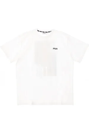 Fila T-Shirts, male, , Size: XL Cropped Shoulder Tee