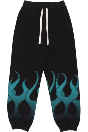 Vision Of Super Sweatpants, male, , Size: XL Flames Lightweight Tracksuit Trousers