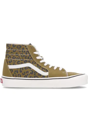 Vans Sneakers, male, , Size: 9 1/2 US Leopard Army Sneakers