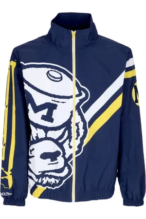 Mitchell & Ness Light Jackets, male, , Size: XL Ncaa Exploded Logo Warm Up Jacket