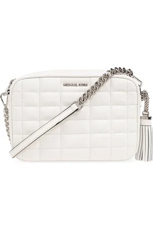 Michael Kors Cross Body Bags, female, , Size: ONE SIZE Jet Set Medium Quilted Leather Crossbody Bag