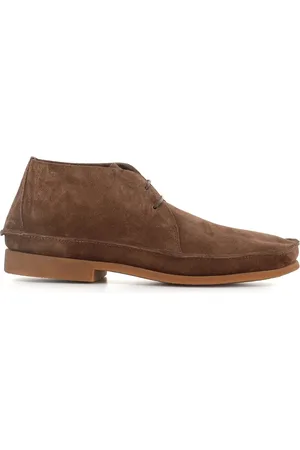 Alexander Hotto Lace-up Boots, male, , Size: 9 US Suede Men