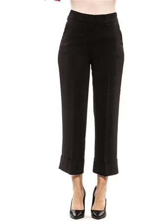 PESERICO SIGN Cropped Trousers, female, , Size: S Culottes Stylish Jeans Pant
