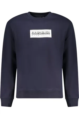 Napapijri Sweatshirts, male, , Size: S Cotton Sweatshirt with Logo Print