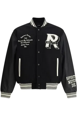 Represent Bomber Jackets, male, , Size: XL Varsity Club Jacket with Snap Closure