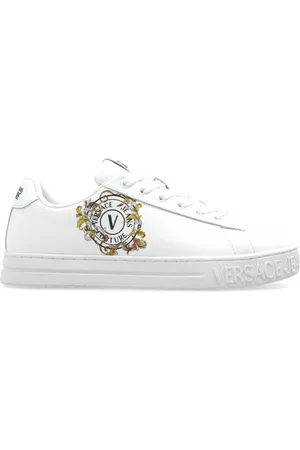 VERSACE Sneakers, female, , Size: 9 US Sneakers with printed logo
