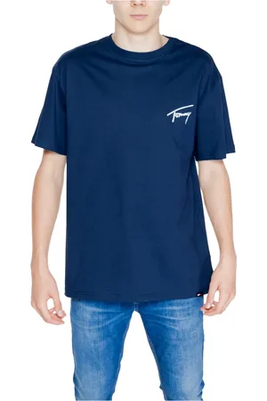 Tommy Hilfiger T-Shirts, male, , Size: M Signature Cotton T-Shirt Spring/Summer Collection