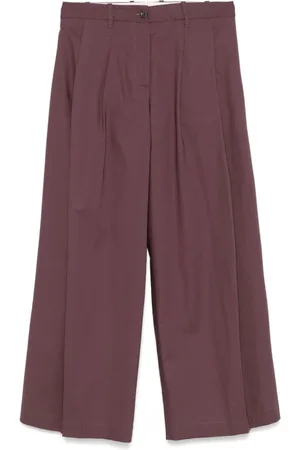 Nine In The Morning Wide Trousers, female, , Size: W25 Bordeaux Jeans for Women