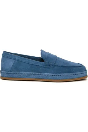 Hogan Loafers, female, , Size: 6 US Suede Slip-On Loafers