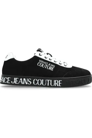 VERSACE Sneakers, male, , Size: 12 US Suede sneakers