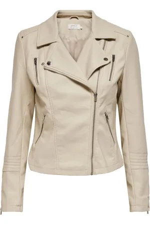 ONLY Light Jackets, female, , Size: L 15153079 - Onlgemma Faux Leather Biker OTW Noos