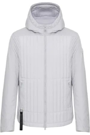 Colmar Light Jackets, male, , Size: 2XL Grey Hooded Jacket with Ultrasonic Stitching